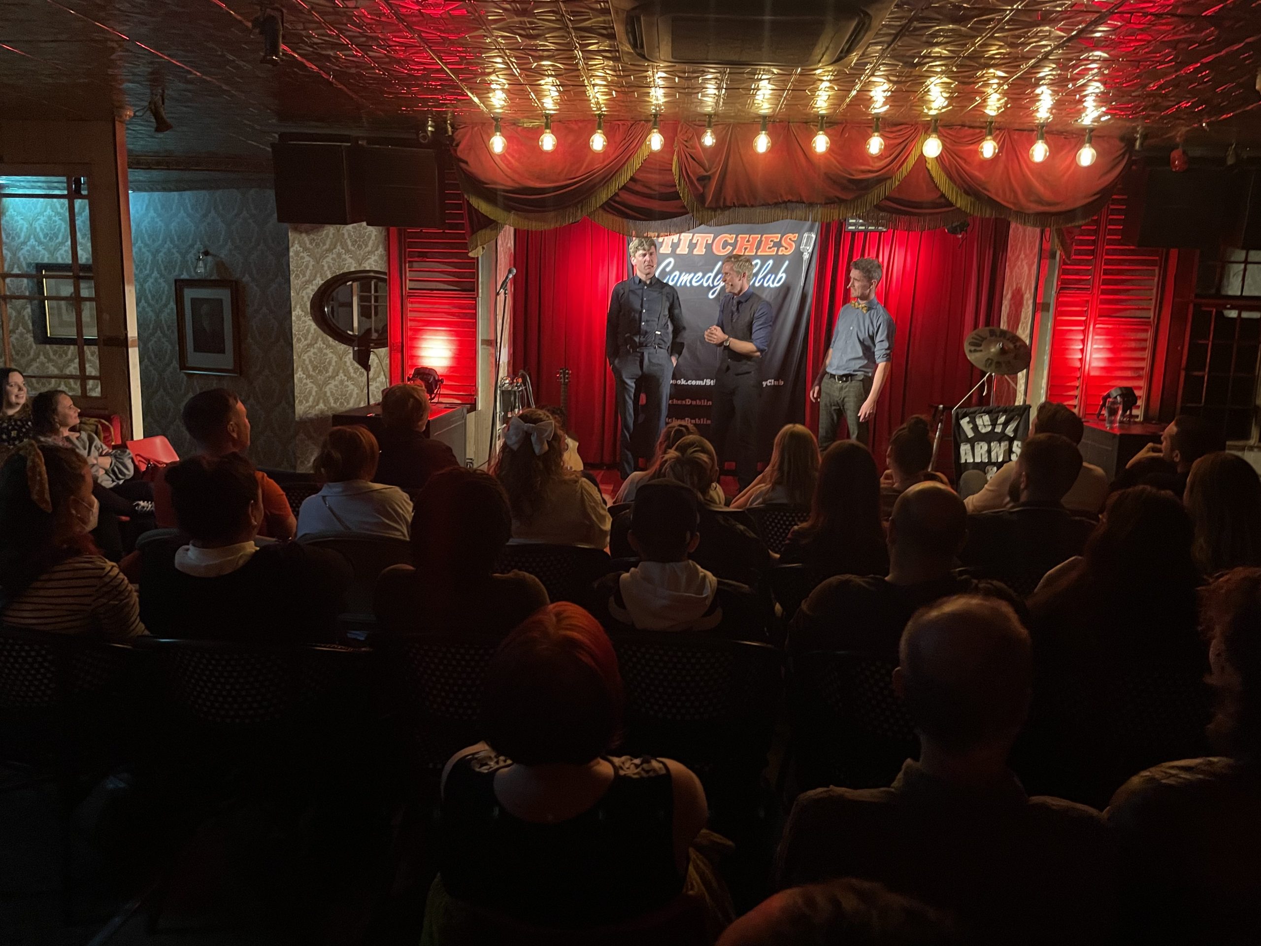 In Stitches Comedy Club, 64 Dame St, Temple Bar, Dublin 8, D02 RT72, Ireland